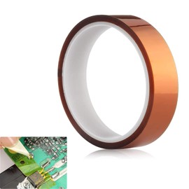Doyeemei Kapto Tape, Polyimide Tape, Heat Resistant, Insulation Tape for Substrates and Substrates, Masking and Protection of Electronic Substrates, 882°F - 866°F (250°C to 320°C), Width 0.8 inches