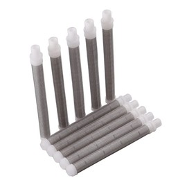 Airless SJG Airless Spray Gun Filter Latex 60 Mesh 10 Packs Push on Type ，Replace High-Pressure Spraying Accessories