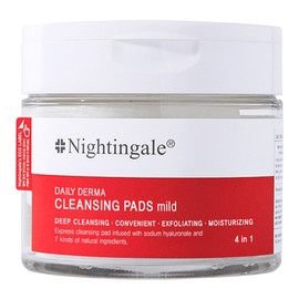 Nightingale Daily Derma Cleansing Pad Mild, 70 sheets, 1 piece / 나이팅게일 데일리 더마 클렌징패드 마일드, 70매입, 1개