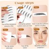 FOMIYES 6d Realistic Artificial Eyebrows Waterproof Eyebrow Stickers 2 Sheets/20