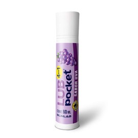 LubricanteLub Pocket de Uva 60 ml. Lubricante para el cuerpo. Disfruta del mejor aroma y sabor. Puede ser usado para masajes y si soplas se calienta  