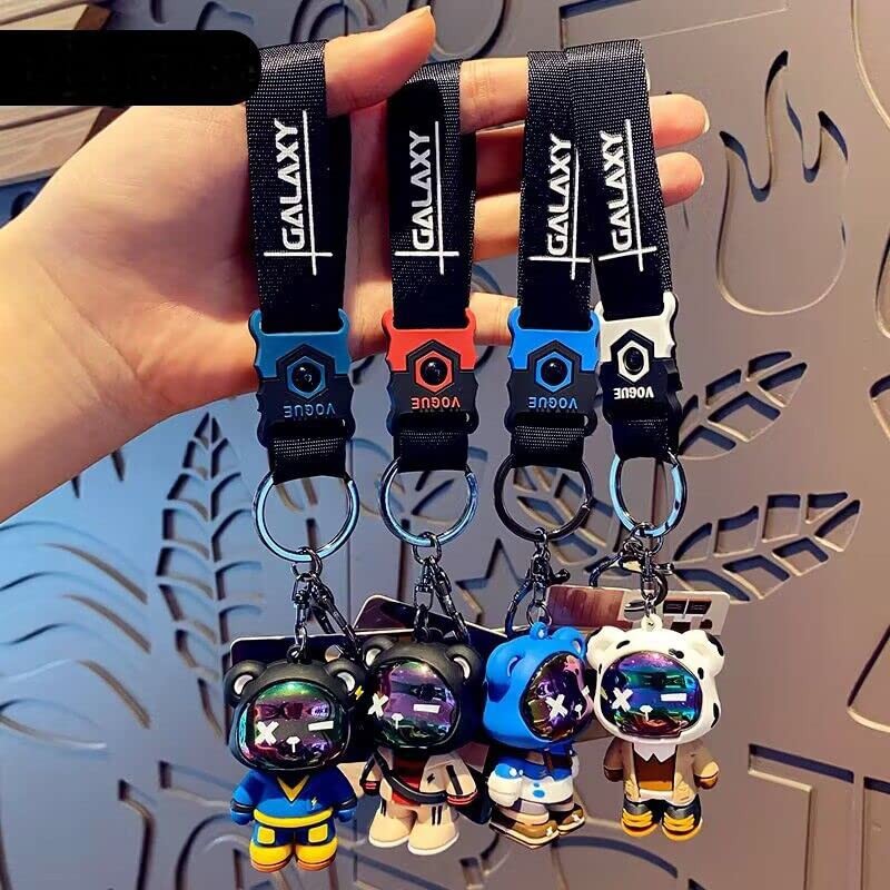AIXUAN Tide Cool Inazuma Keychain Unique Bag Strap Female Detailed