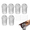 AMSGANK Downpipe Protection Gutter Protection, Set of 6 Gutter Strainers,