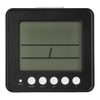 Nitori Radio Digital Table Clock 003SL Black NITORI 8172792