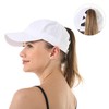 DOOVID Women Baseball Cap Criss Cross Ponytail Baseball Cap Mesh