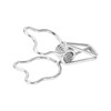 100pcs Binder Clip Hollow Cartoon Bear Long Tail Metal Paper