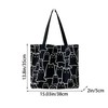 Komociya Cute Cat Canvas Tote Bag Aesthetic with Zipper Reusable