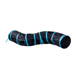 Mies′ Foldable S-Shaped Cat Tunnel, Cat Toy Tunnel, Stress Relief, Lack of Exercise, Includes 2 Holes, Foldable, Diameter 9.8 inches (25 cm), Compact, For Cats, Toy, Pet Supplies, Stress Relief, Safe