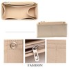Lckaey Purse Organizer insert for birkin 35 insert organizer Felt