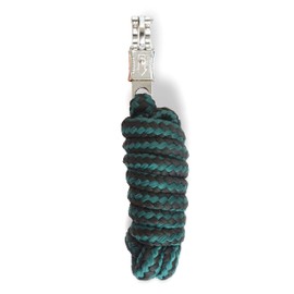 Lead Rope with Panic Hook for Horses - Tie Rope in Various Stylish Designs, Lead Rope, Pony, Donkey, Goat (Green/Black)