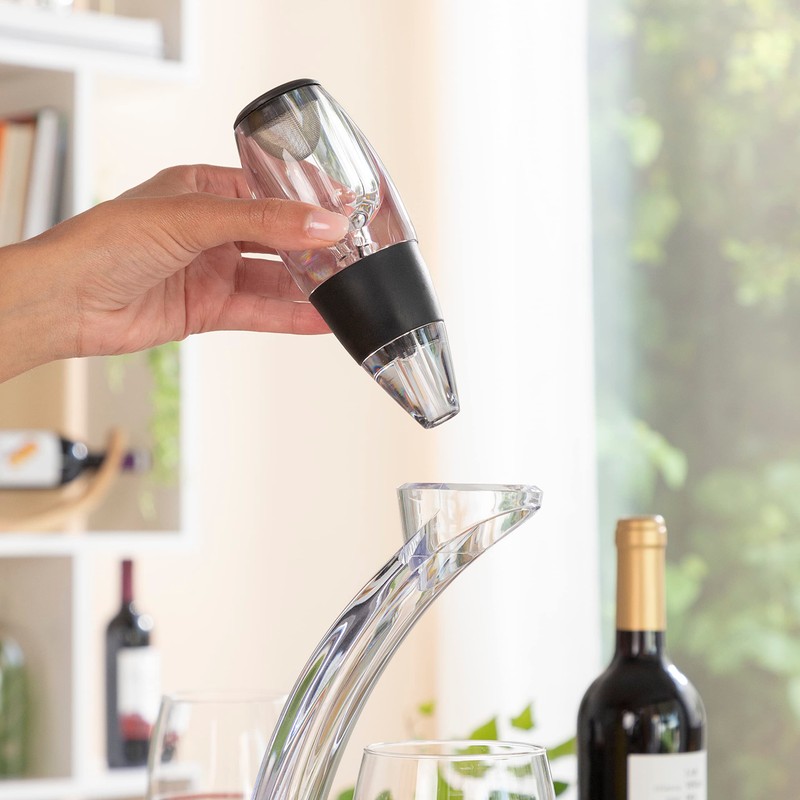 Professional Wine Aerator with Tower Stand and Non-Drip Base Winair