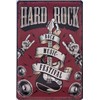 DekoNo7 Tin Sign 30 x 20 cm Hard Rock Music & Festival Vintage Sign