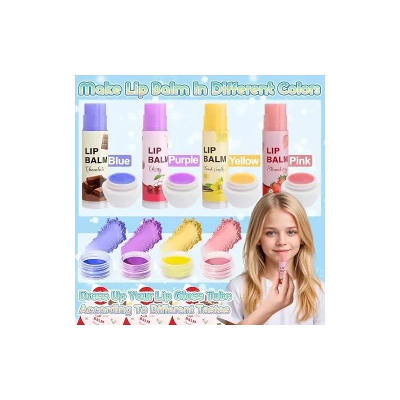 Kit De Bálsamo Labial Casero Crea Tu Propio Bálsamo Labial