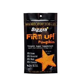 Diggin’ Your Dog, Firm Up Original Pumpkin Super Dog & Cat Supplement, 1 Ounce