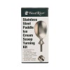 WOODRIVER Stainless Steel Paddle Ice Cream Scoop Turning Kit