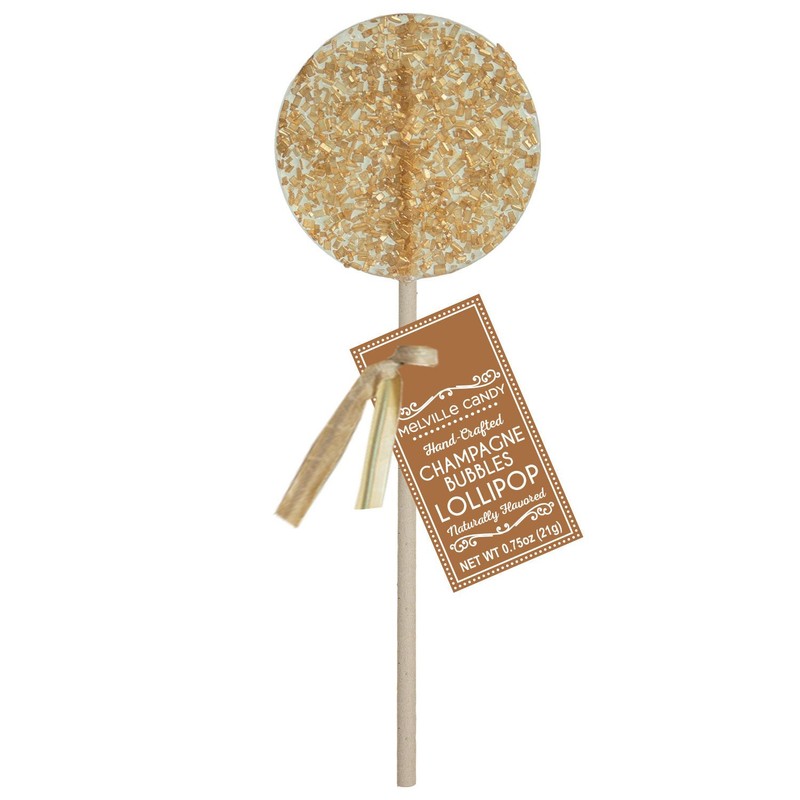 Champagne Bubbles Gourmet Cocktail Hard Candy Lollipop 100% USA Made