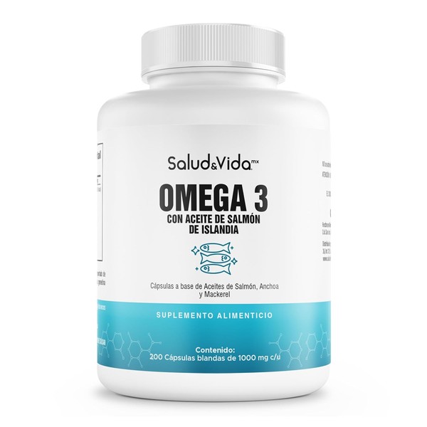 Omega-3 De Aceite De Salmn Islands 2000mg Por Porcin (2