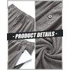 Neer 3 Pack Baggy Sweatpants for Men Knit Lightweight Lounge