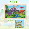 NASHRIO Wooden Puzzles Dinosaur Toys for Kids Ages 3-5, Set
