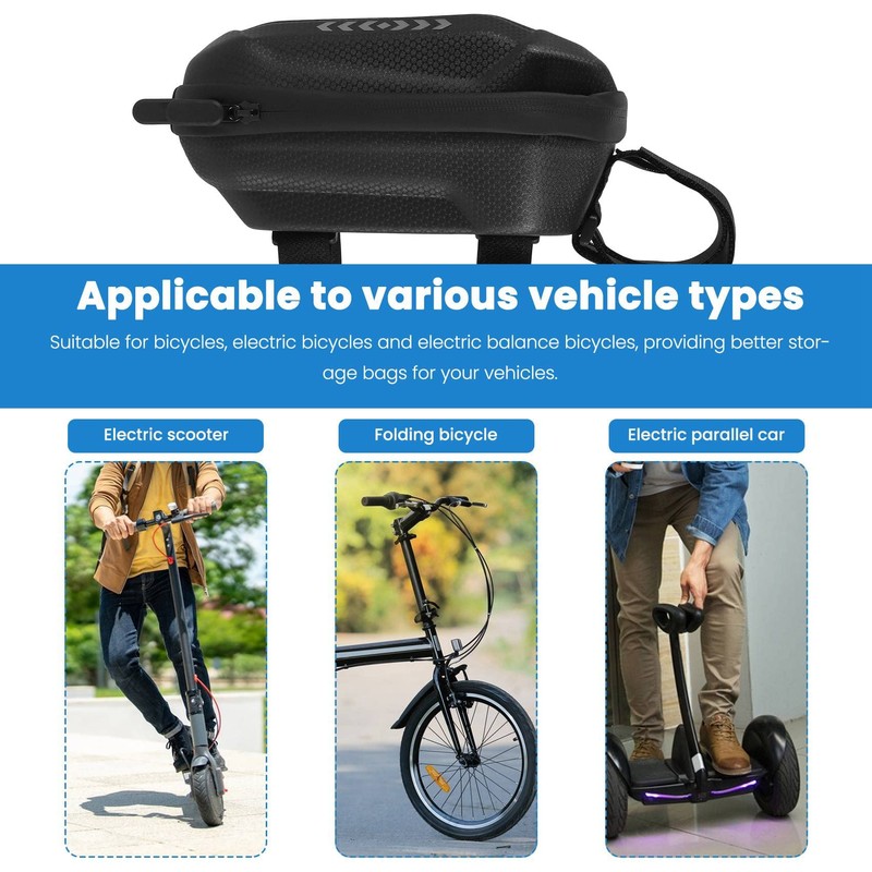 PRATYAHARA 2.5L Scooter Bag Scooter Handlebar Bag Waterproof Scooter Bag