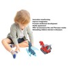 Kids DIY Vehicle Assemble Toy Imagination Development Dinosaur Transformation Car