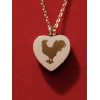 Cremation Jewelry, Urn Necklace, Silver Chicken Urn Necklace, Rooster Necklace