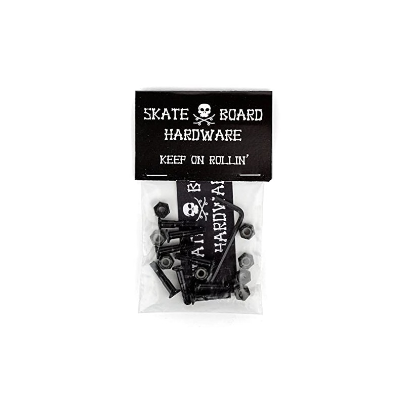 Skateboard Hardware Mounting Set 1 Inch Allen - Longboard Screws