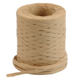 Raffia Ribbon, 1 Roll 656 Feet Raffia Paper Ribbon String for Gift Wrapping, Craft Paper Twine for Holiday Decor, Crafting