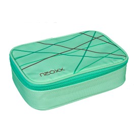 neoxx XXL Pencil Case for Girls and Boys I Teenager Pencil Case Large with Divider I Pencil Case for School Storage (Mint)