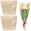 LCJAOF 50pcs Bouquet Bag Paper Bouquet Sleeve Wrapping Paper