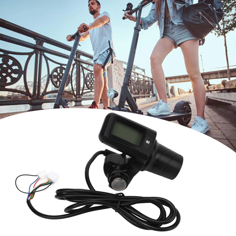 805 LCD Display Panel Throttle Grip Set Electric Bike Scooter