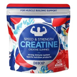 Creatina Monohidratada Alta Dosis Rendimiento Baja Calorias Sabor Berry Verde