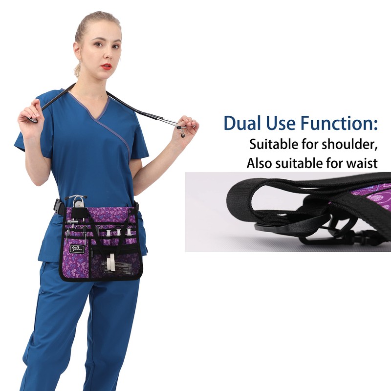 YOURUIMEI Nurse Belt Organizer Pouch - Medical Tool Bag Kit