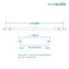 enoaudio Mogami 2534 Quad Stereo Pair (L,R) Audio Cable |