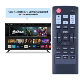 New COV34618201 Remote Control Replacement for LG Audio Receiver, Compatible With CM4360 CMS4360F