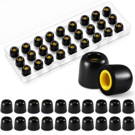 TrelaCo 20 Pairs Memory Foam Ear Tips Replacement Earbud Tips Inner 5mm Compatible with Etymotic, Nuforce, Isotunes Pro, Q-Jays, Noise Isolation, Comfortable for Shooting Range Airplane Outdoor