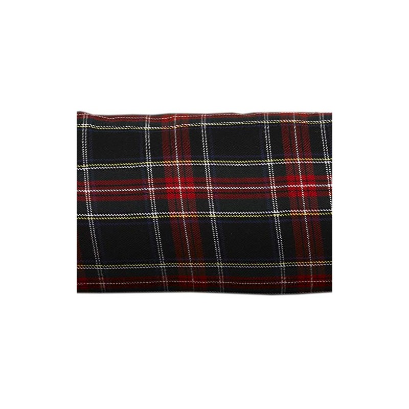 Classic Home Store Black Stewart Tartan Draught Excluder Check French