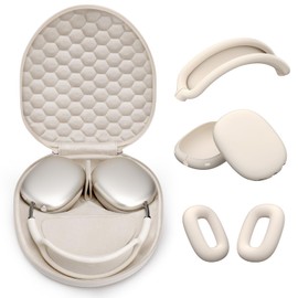 Smart Case 2.0 Slimline for AirPods Max Headphones Supports Sleep Mode, with AirPods Max Silicone Case Cover Accessories, Upgrade Anti-Scratch Portable Carry Travel Bag