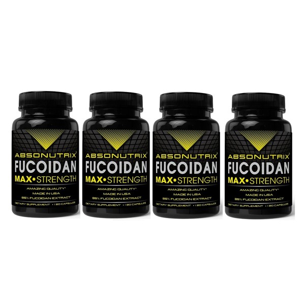 4 Absonutrix Fucoidan Atlantic Brown Seaweed Extract 500 mg immunity