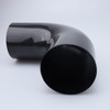 AC PERFORMANCE OD 3 inch (76mm) 90 degree Carbon Fiber