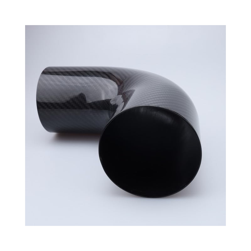AC PERFORMANCE OD 3 inch (76mm) 90 degree Carbon Fiber