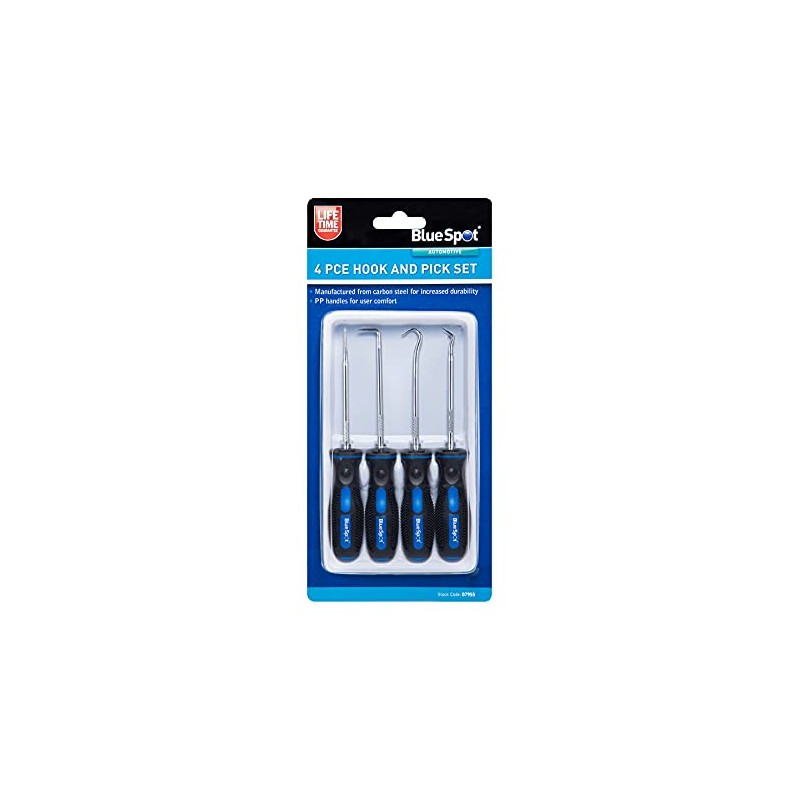Blue Spot Tools 07955 4 Piece Hook and Pick Set