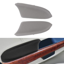 cciyu Front Door Panels Armrest Grey Armrest Replacement fit for 2008-2012 for Honda for Accord 1 Pair(Left + Right)