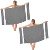 Dlebay Beach Towel 2 Pack,Sand Free Beach Towels Oversized 39