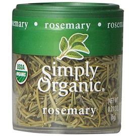 Simply Organic Whole Rosemary Leaf, Certified Organic | 0.21 oz | Rosmarinus officinalis L.