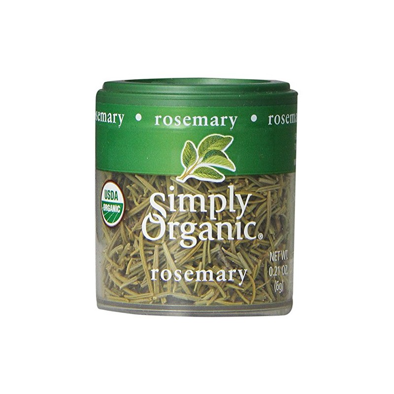 Simply Organic Whole Rosemary Leaf, Certified Organic | 0.21 oz