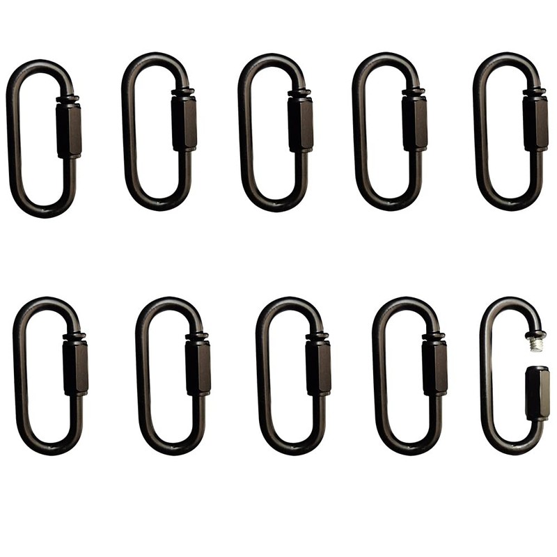 CUFEAL 10- Pack Heavy Duty D Shape Chain Locking M4