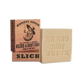 Honest Amish Jabon para Barba Slick, 6 Oz