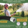 Garden Hose 75 ft, Non-Expandable Flexible Water Hose with 10