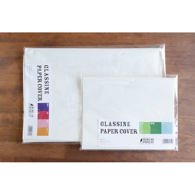Glassine Paper Book Cover for Books, W14.9 x H9.8 inches